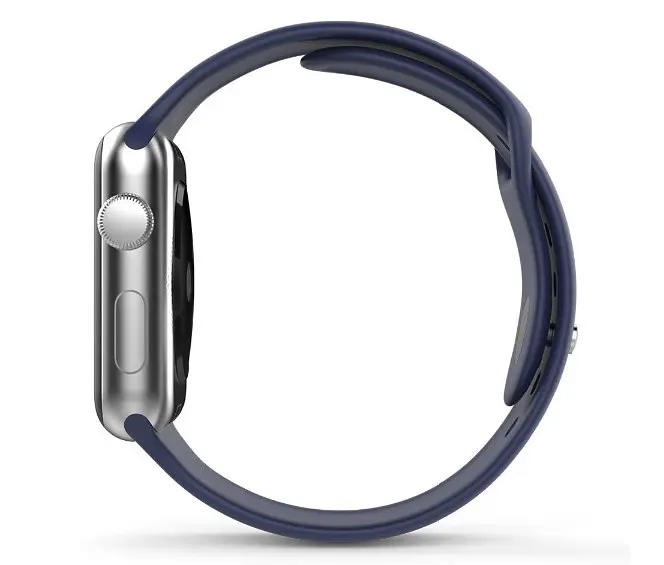 Спортивний ремінець Primo для Apple Watch 42 мм, 44 мм, 45 мм розмір L Dark-blue - фото 2