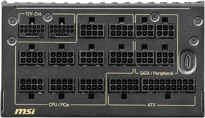 Блок живлення MSI MEG Ai1600T PCIE5 1600W 80+ Titanium - фото 3