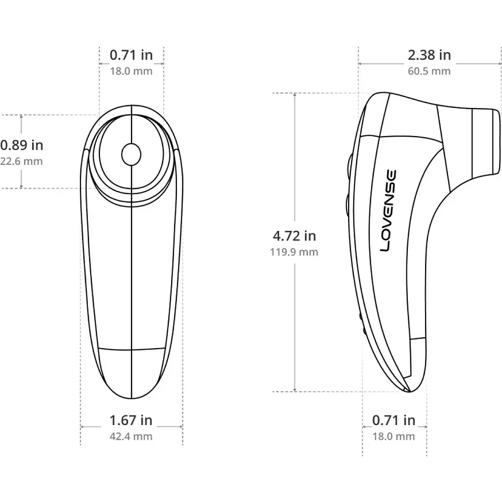 Вакуумный стимулятор клитора Lovense Tenera 2 мульти - фото 10