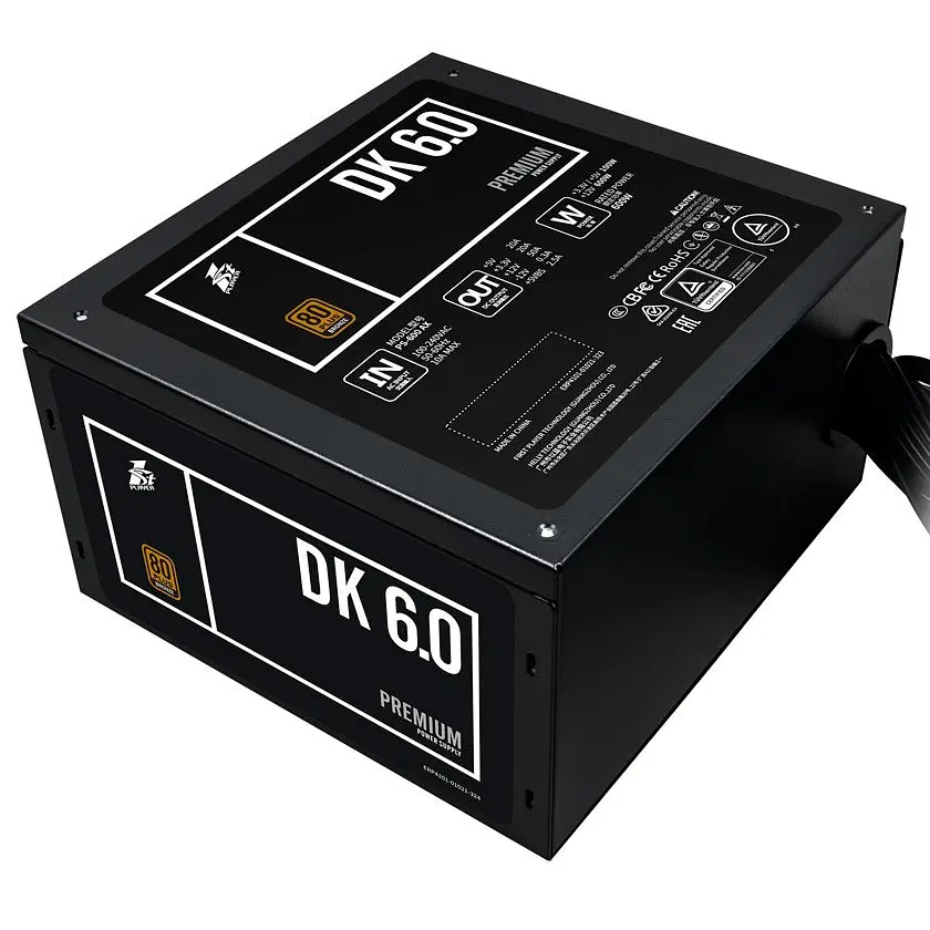 Блок живлення 1stPlayer PS-600AX 600W (DKPM-BRZ-600-BK-EU) - фото 4