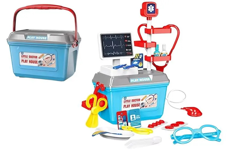 Лікарський набір BX23 у саквояжі р.21x15x15 см YG Toys - фото 2