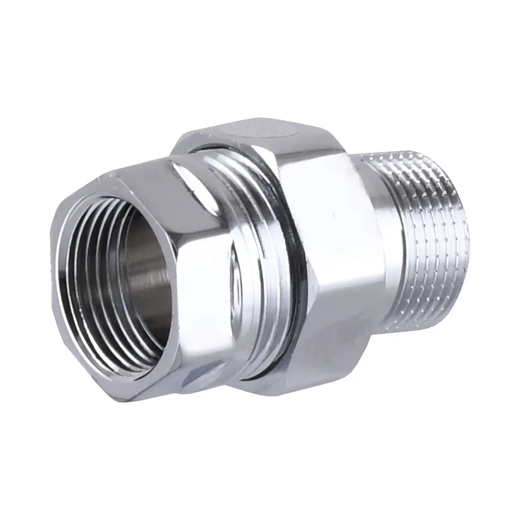 Згін американка пряма Solomon 3/4″ chrom 1620 - фото 4