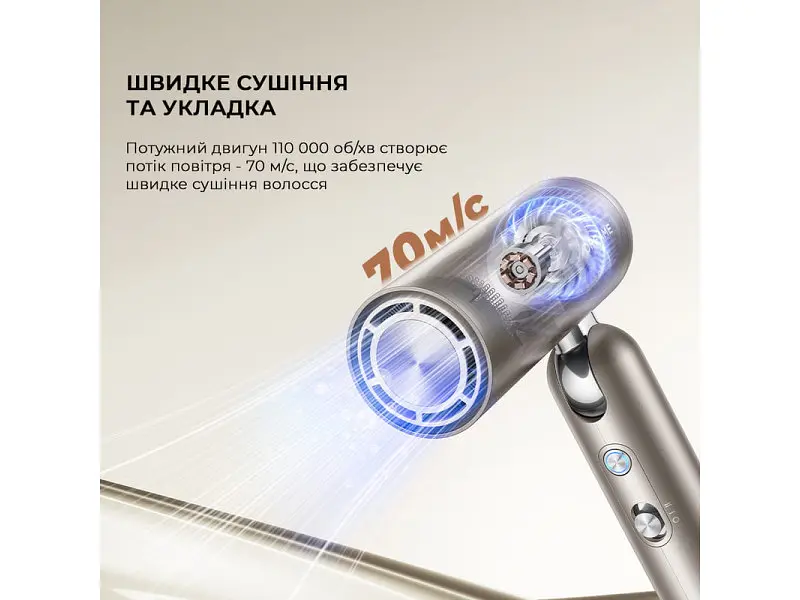 Фен Dreame Pocket дорожній Titanium (AHD51-TI) - фото 5