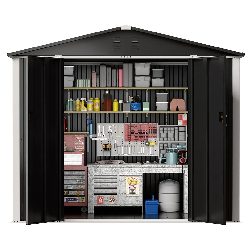 Госпблок-сарай металевий DS-03 CUSTOMIZED (200х240х180см.)   - фото 5