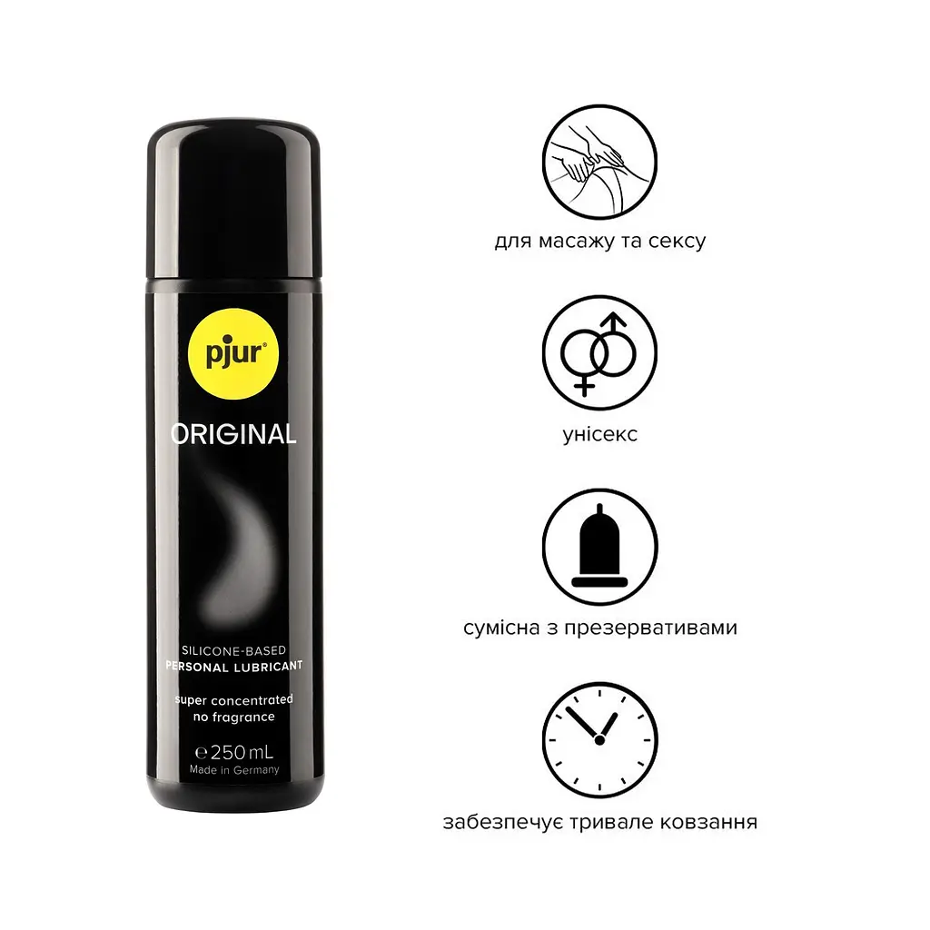 Лубрикант Pjur Original Bodyglide - на силіконовій основі, 250 мл - фото 3