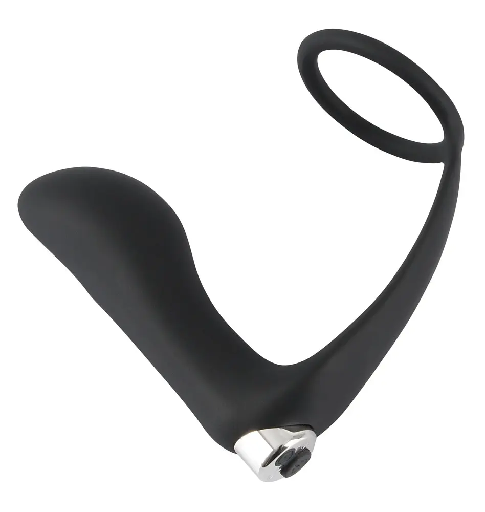 Стимулятор простати Black Velvets, 10 см (чорний)