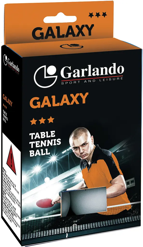 М'ячі для настільного тенісу 6 шт. Garlando Galaxy 3 Stars (2C4-119)  - фото 2