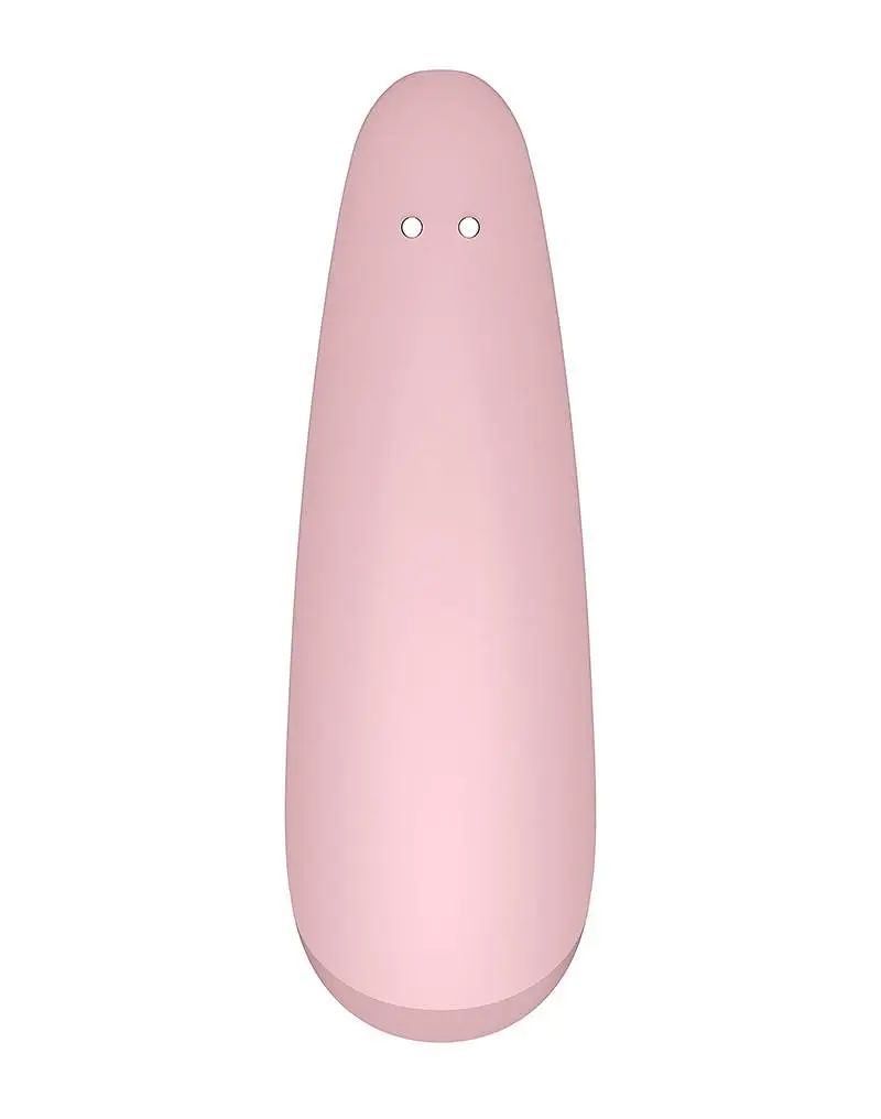 Вакуумный стимулятор клитора с вибрацией Satisfyer Curvy 2+ розовый - фото 6