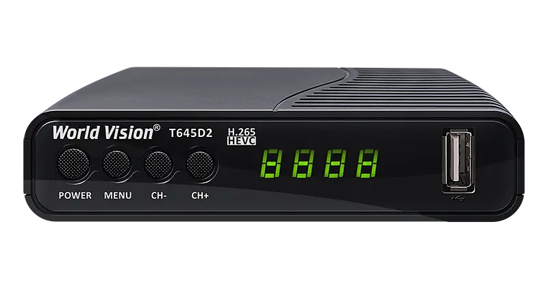 Эфирный Т2 ресивер цифровой тюнер World Vision T645D2 - фото 2