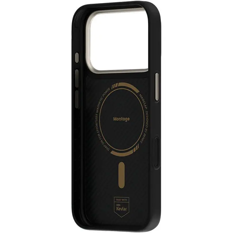 Чохол Benks Montage ArmorPro Kevlar Case 600D/1500D Magnetic для Apple iPhone 17 Pro Max Black [145678] - фото 4