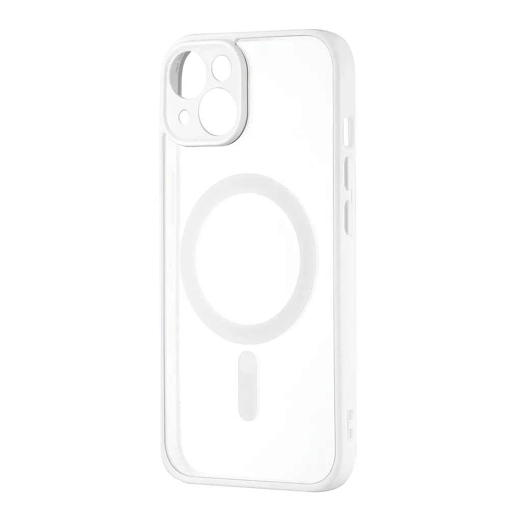 Чохол Color Edge with MagSafe (Protected Camera) iPhone 14 White
