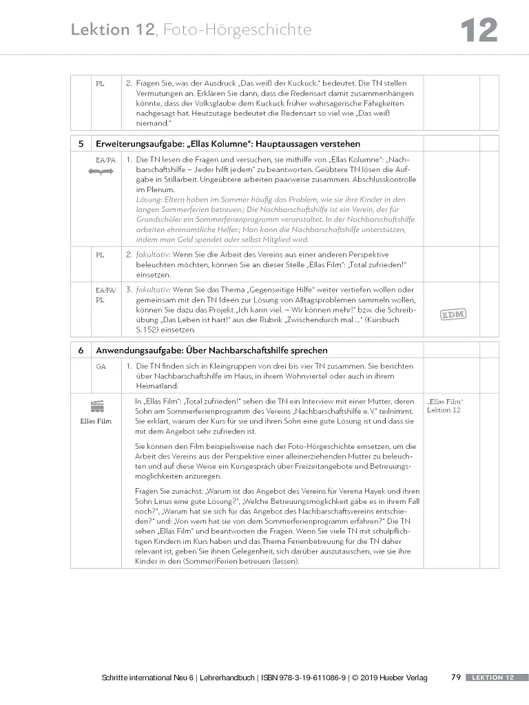 Schritte international Neu 6. Lehrerhandbuch - фото 4