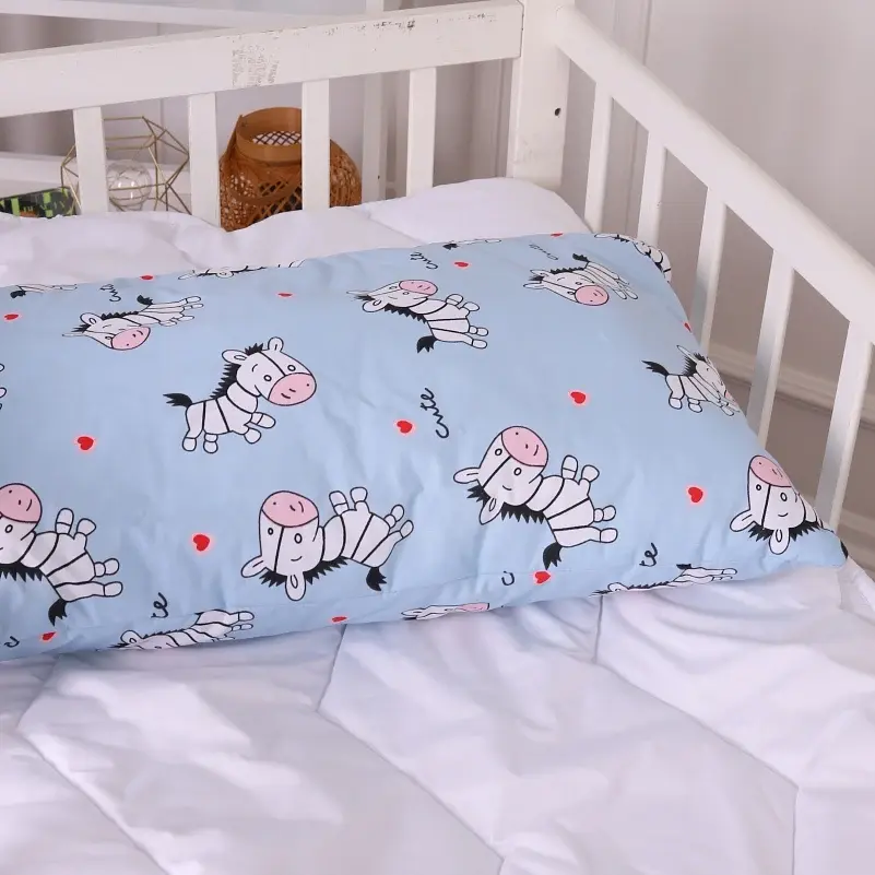 Подушка антиаллергенная MirSon Kids Time 20-0037 Cute blue zebra 50х70 см (2200009665523) - фото 3
