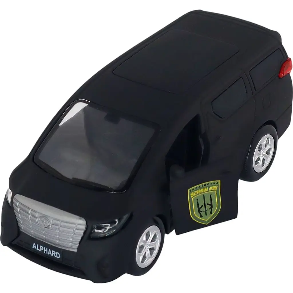 Автомодель TechnoDrive Шевроны Героев Toyota Alphard УДА (KM6011UD) - фото 9