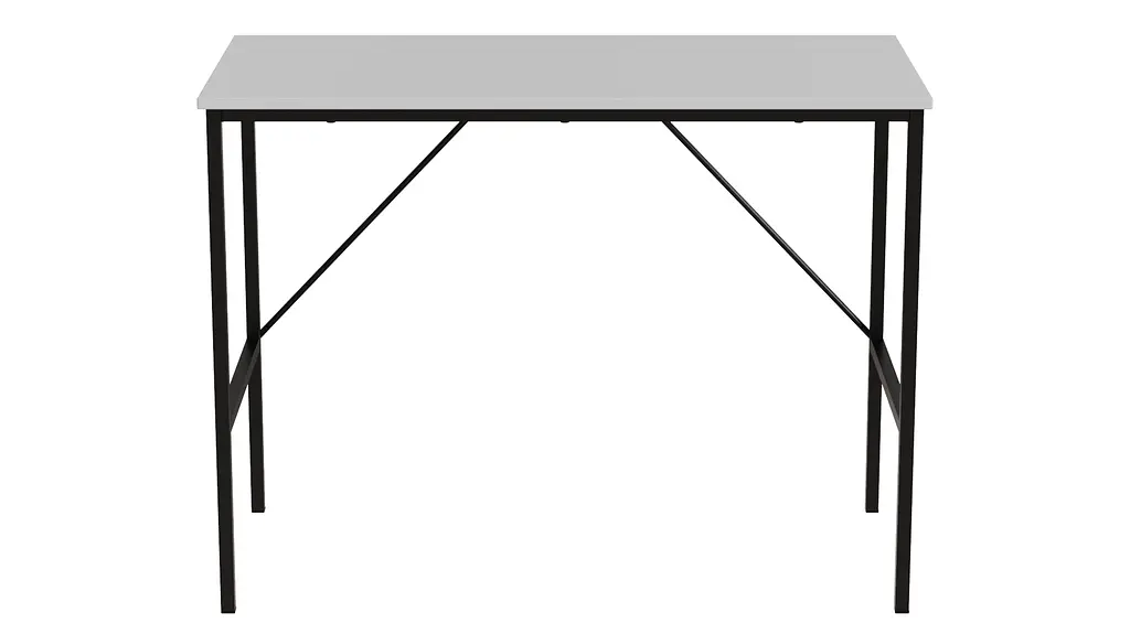 Стіл письмовий Line Тайм Ferrum-decor 750x1000x500 Чорний метал ДСП Біле 16 мм (FRD-104864) - фото 3