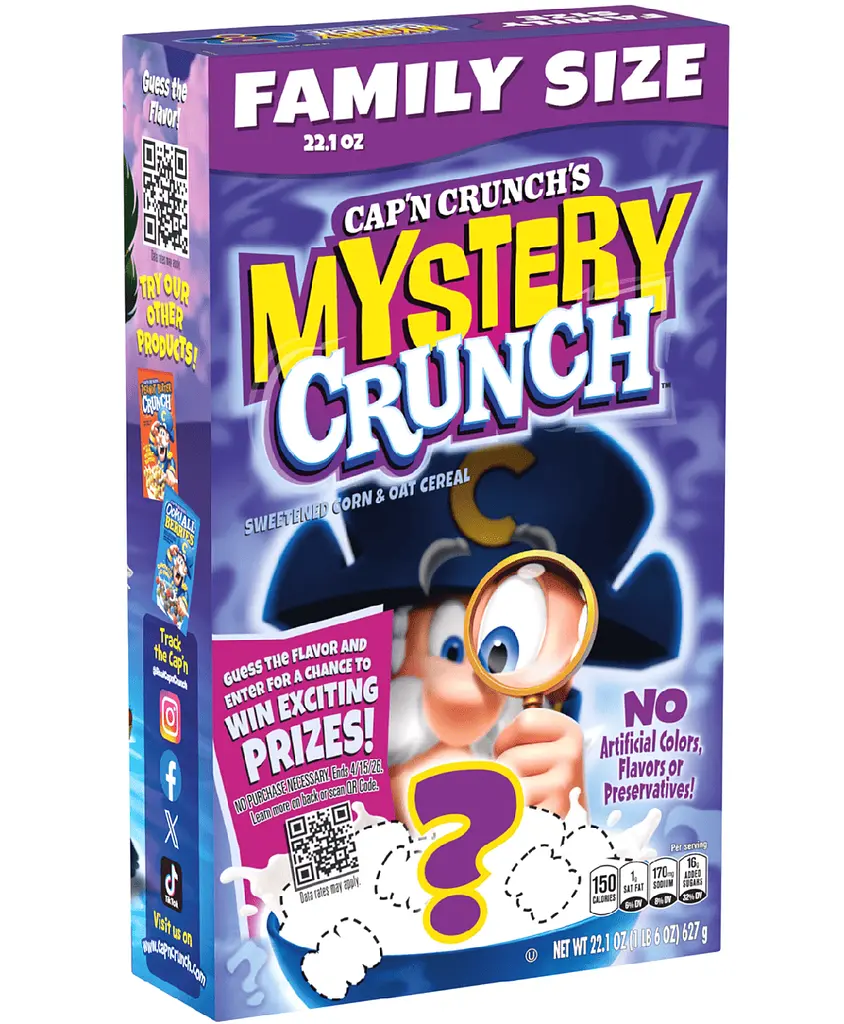 Сухий сніданок Cap'n Crunch's Mystery Crunch Sweetened Corn and Oat Cereal 627г - фото 2