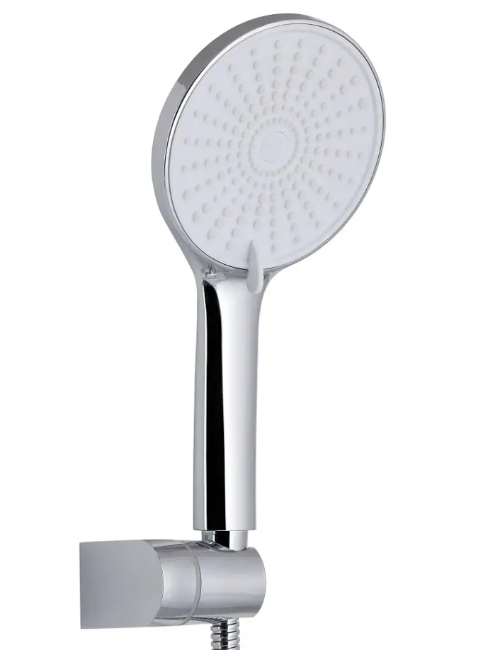 Смеситель для ванной Qtap Jay, Chrome/White (k35) с душевым гарнитуром QTJAY259CRW45553 - фото 3