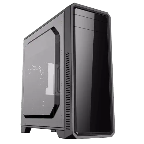 Корпус GameMax G561 Black, без БЖ, Midi Tower, ATX / Micro ATX / Mini ITX, 1хUSB 3.0, 2хUSB 2.0, 3x120 мм LED, 424x200x452 мм - фото 9