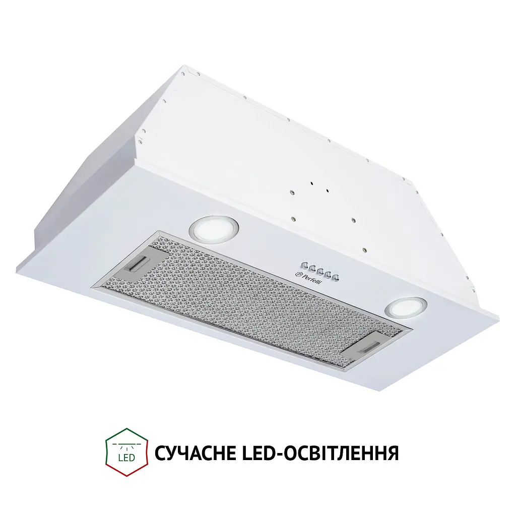 Витяжка повновбудована PERFELLI BI 7652 WH 1000 LED - фото 4