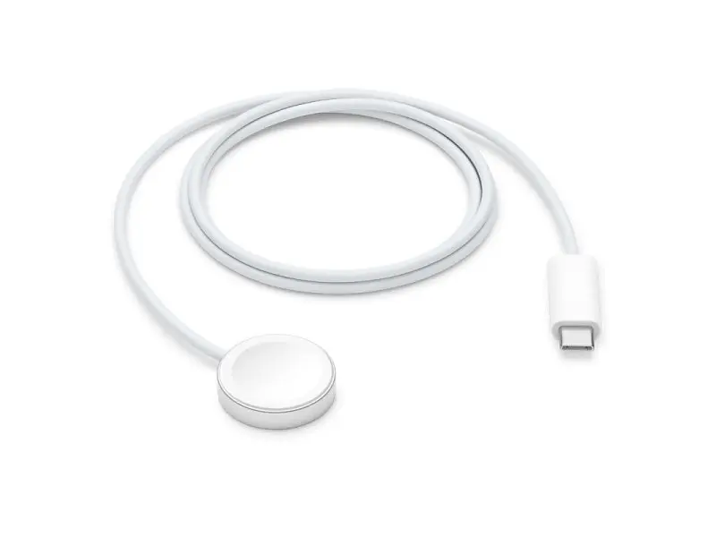 Бездротовий зарядний пристрій Apple Watch Magnetic Fast Charger To USB-C White (MLWJ3)