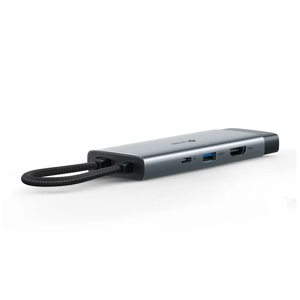 Концентратор TP-Link USB-C 7-in-1 3xUSB + HDMI + SD/TF + USB-C PD100W (UH7021C) - фото 2
