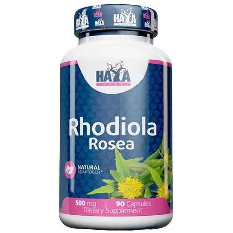 Екстракт Родіоли рожевої Haya Labs Rhodiola Rosea Extract 500 мг 90 капсул (820239) - фото 1