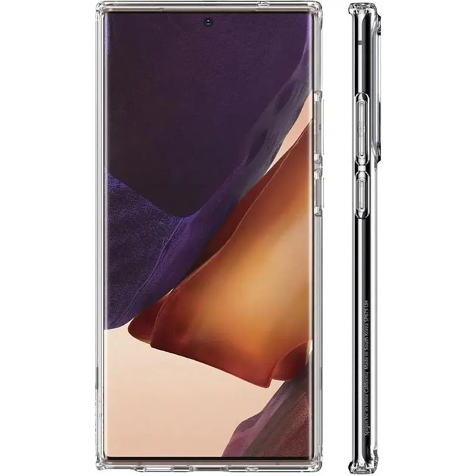 Оригінальний чохол Spigen Ultra Hybrid для Samsung Galaxy Note 20 Ultra (6.9") Crystal Clear (ACS01393) - фото 2