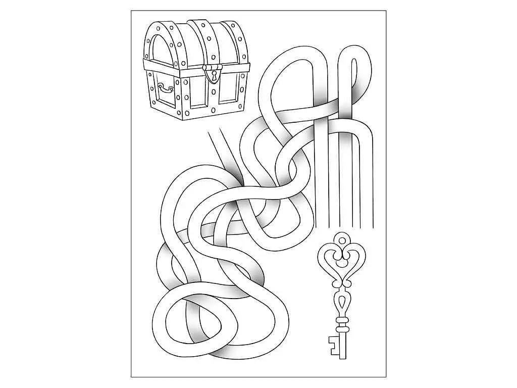 Розфарбовка 1ВЕРЕСНЯ А4 Лабіринти, для хлопчиків, 12 стор. (742958) - фото 3