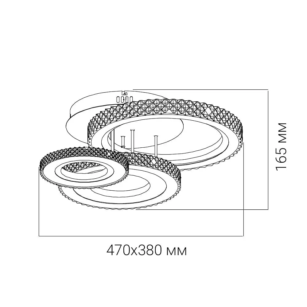Светодиодная люстра Ardero AL6163-1ARD VIVID 35Вт 5000K белый - фото 3