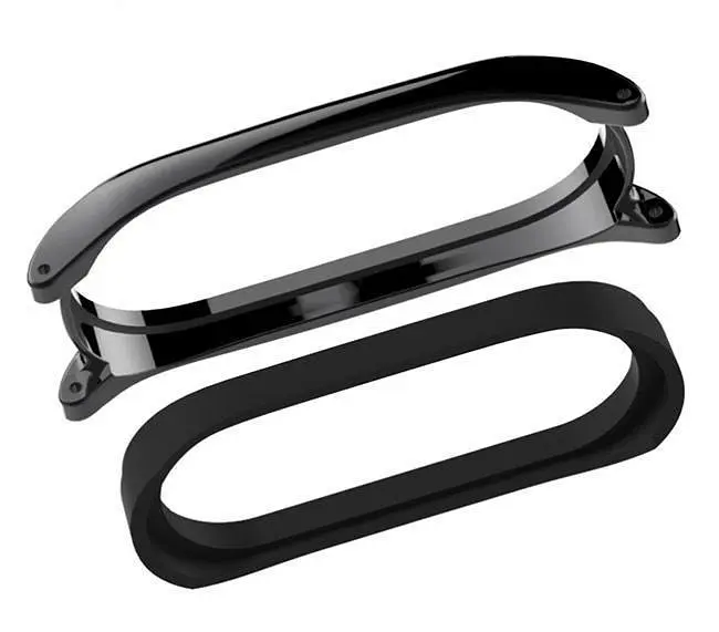 Шкіряний ремінець Primo Mijobs для фітнес-браслета Xiaomi Mi Smart Band 7 Black - фото 4