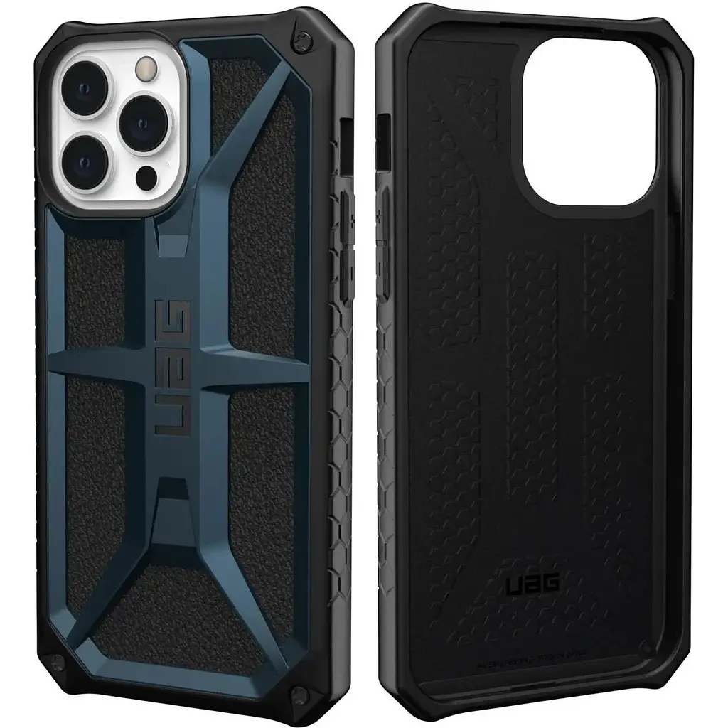 Оригинальный противоударный чехол UAG Monarch для iPhone 13 Pro (6.1") Mallard (113151115555) - фото 9