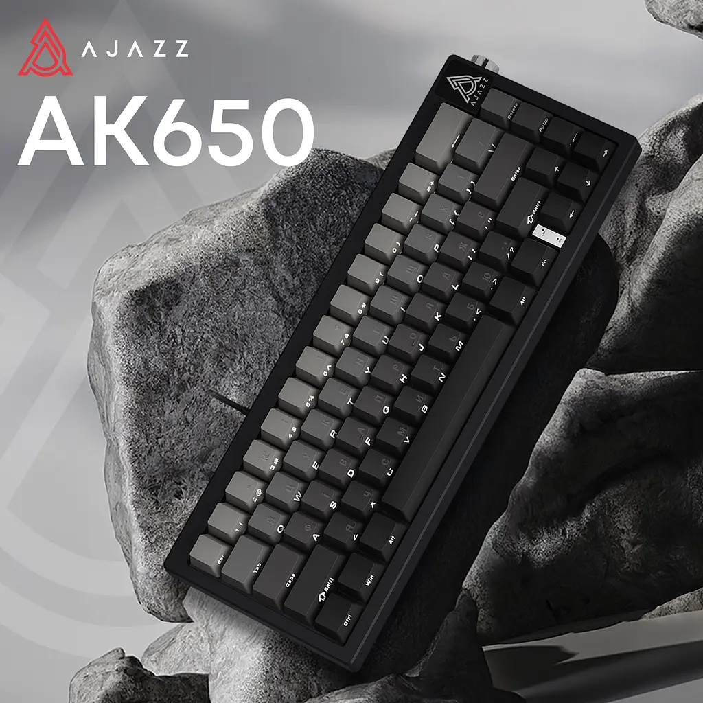 Клавиатура Ajazz AK650 Day Dream Switch Gradient Black USB-C (AK650-DD-BG) - фото 14