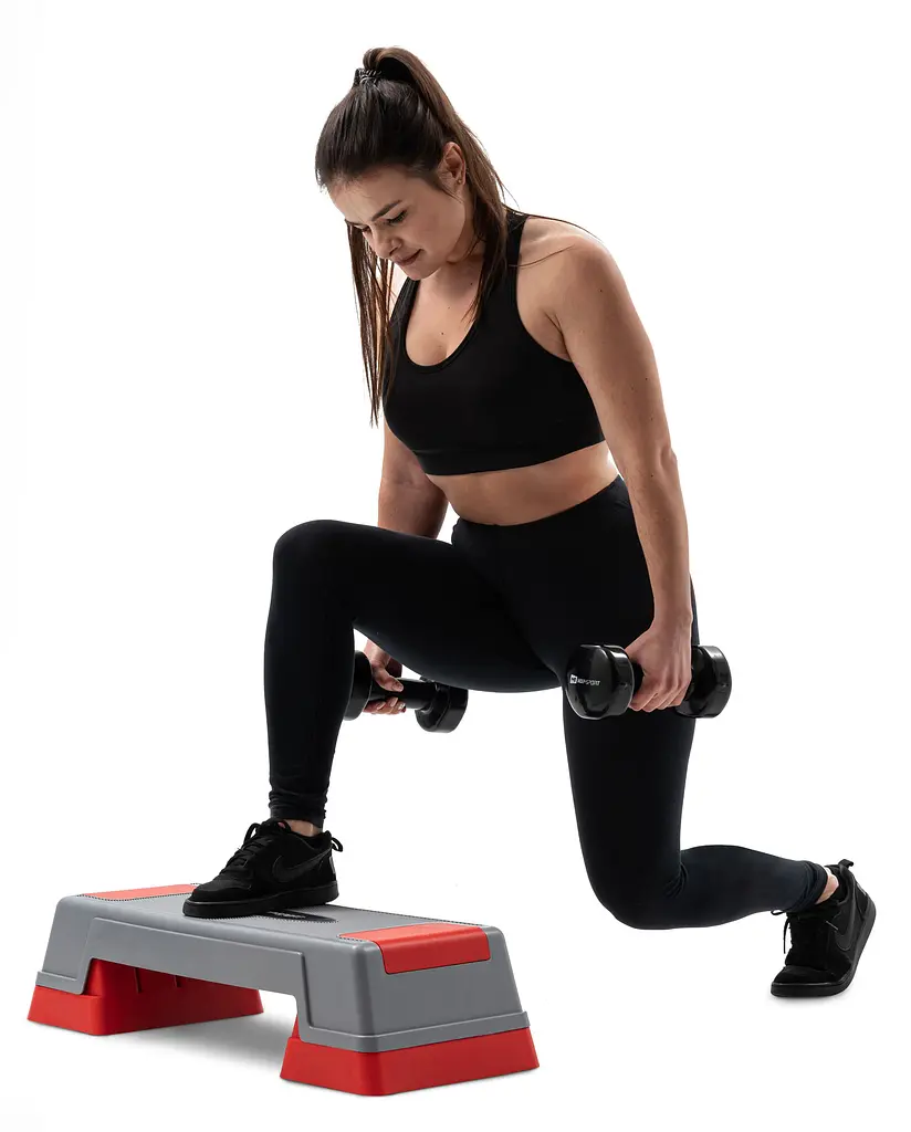 Степ платформа Hop-Sport HS-PP020AS сіро-червона - фото 8