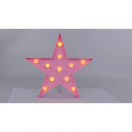 Нічник-світильник Зірка рожевий - фото 2