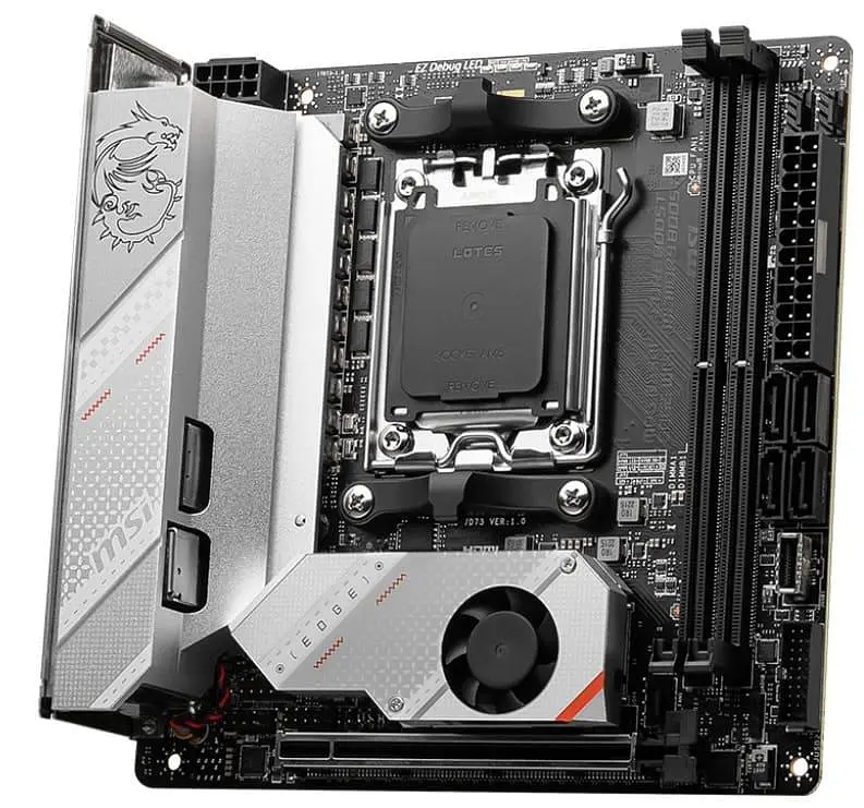 Материнська плата MSI MPG B650I EDGE WIFI (MPG B650I EDGE WIFI) (Socket AM5, AMD B650, Mini-ITX) - фото 2