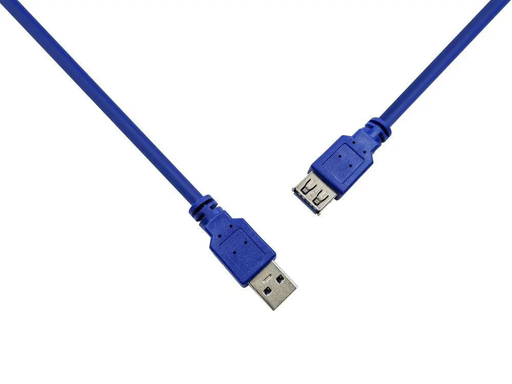 Кабель удлинитель Prologix USB (AM/AF), USB 3.0, 3 м, синий (PR-USB-P-11-30-3m) - фото 2
