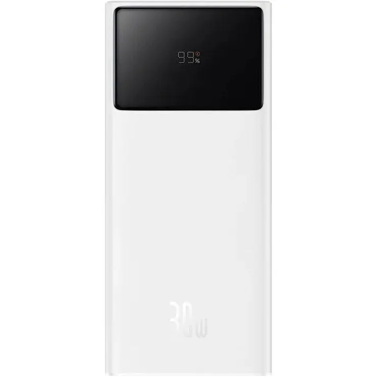 Зовнішній акумулятор Baseus Star-Lord Digital Display 20000mAh 30W White P10022904213-00 [117955] - фото 7