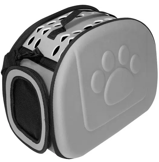 Сумка-перенесення для тварин Nobrand Petstory L81B 43x32x28 см Сірий - фото 3