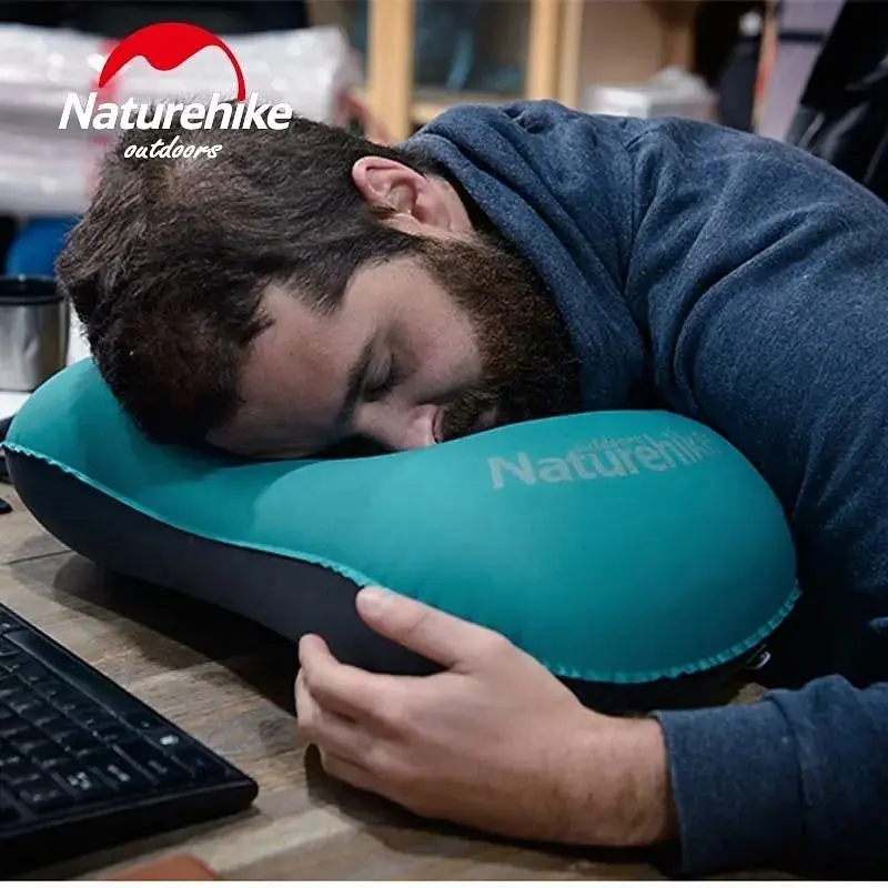 Подушка надувна Naturehike Ultralight TPU NH17T013-Z помаранчева - фото 3