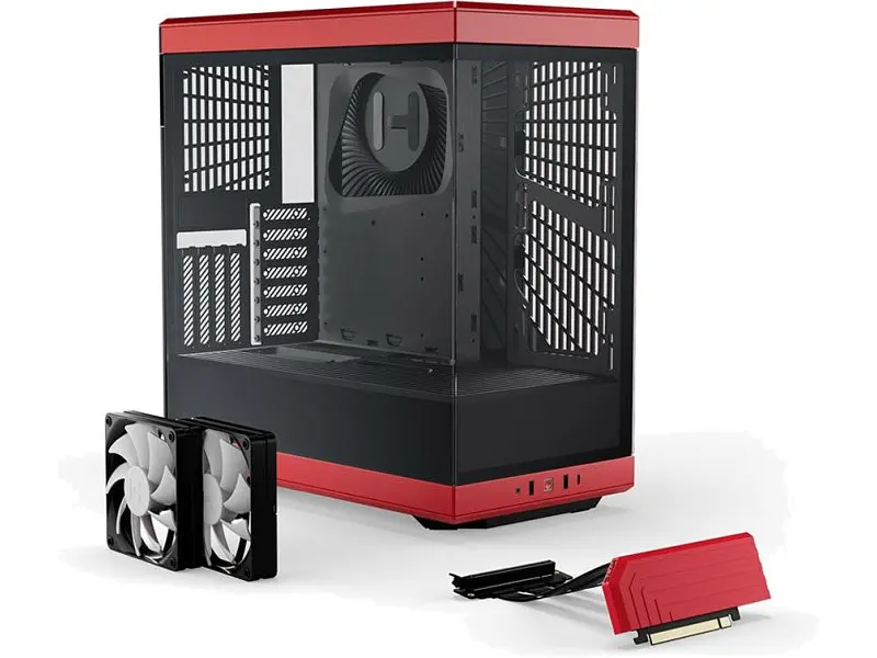 Корпус HYTE Y40 Red (CS--Y40-BR) - фото 2