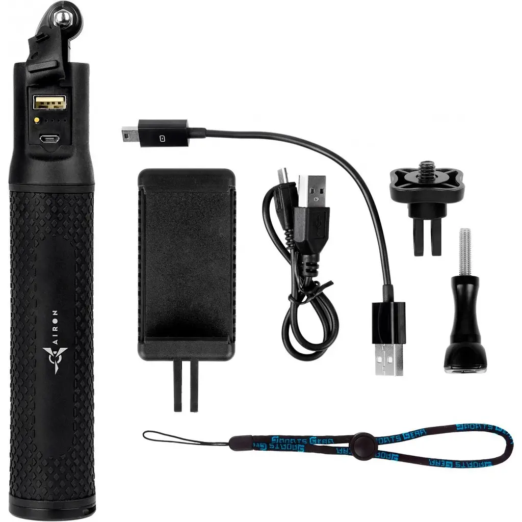 Монопод Airon Power Bank Selfie Stick (AC120) [87852] - фото 4