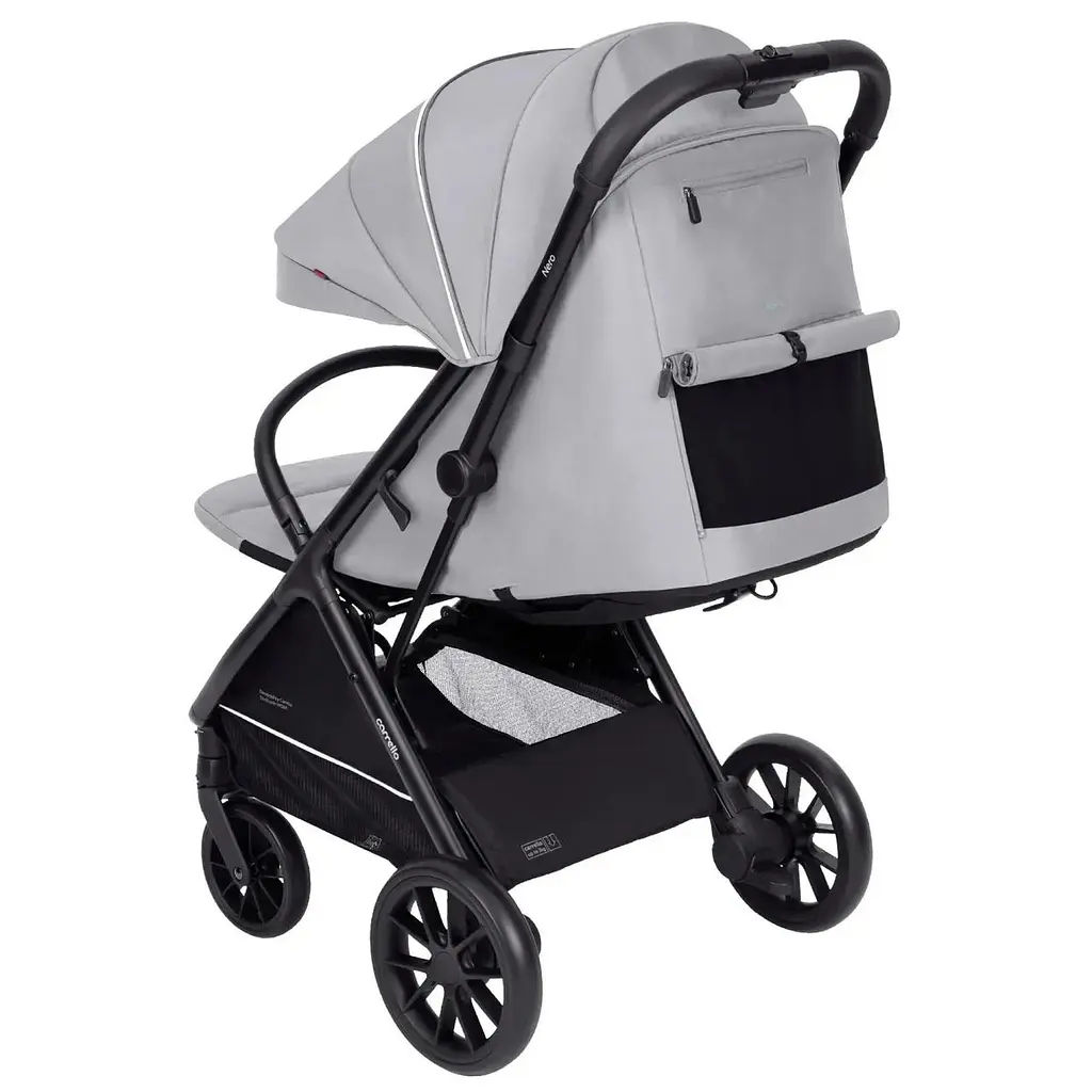 Прогулянкова коляска Carrello Nero CRL-5514  Slate Grey легка компактна з поворотними колесами - фото 4