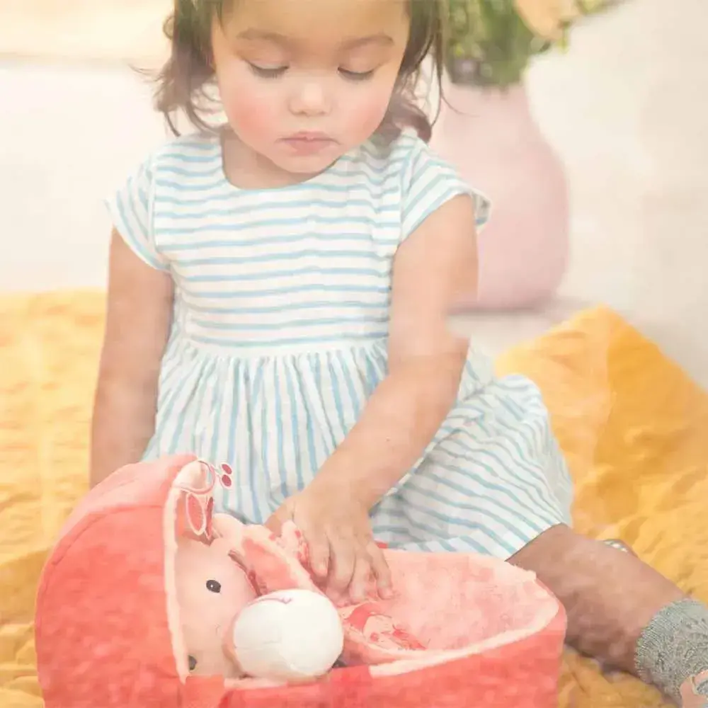 М'яка лялька в колисці Lilliputiens Ліна (83375) - фото 7