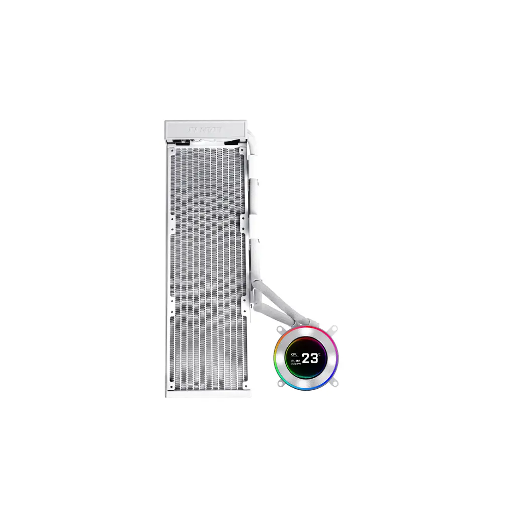 Система рідинного охолодження Lian Li HydroShift II LCD-C 360 FANLESS White (G89.GHS2LCD36W.00) - фото 6