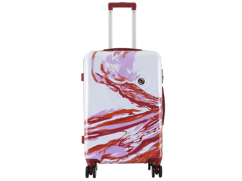 Чемодан Semi Line 24 M White/Red Print (T5654-2) - фото 9
