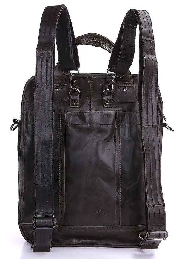 Сумка кожаная мужская Vintage 33х39,5х10 см sum0012457 - фото 8