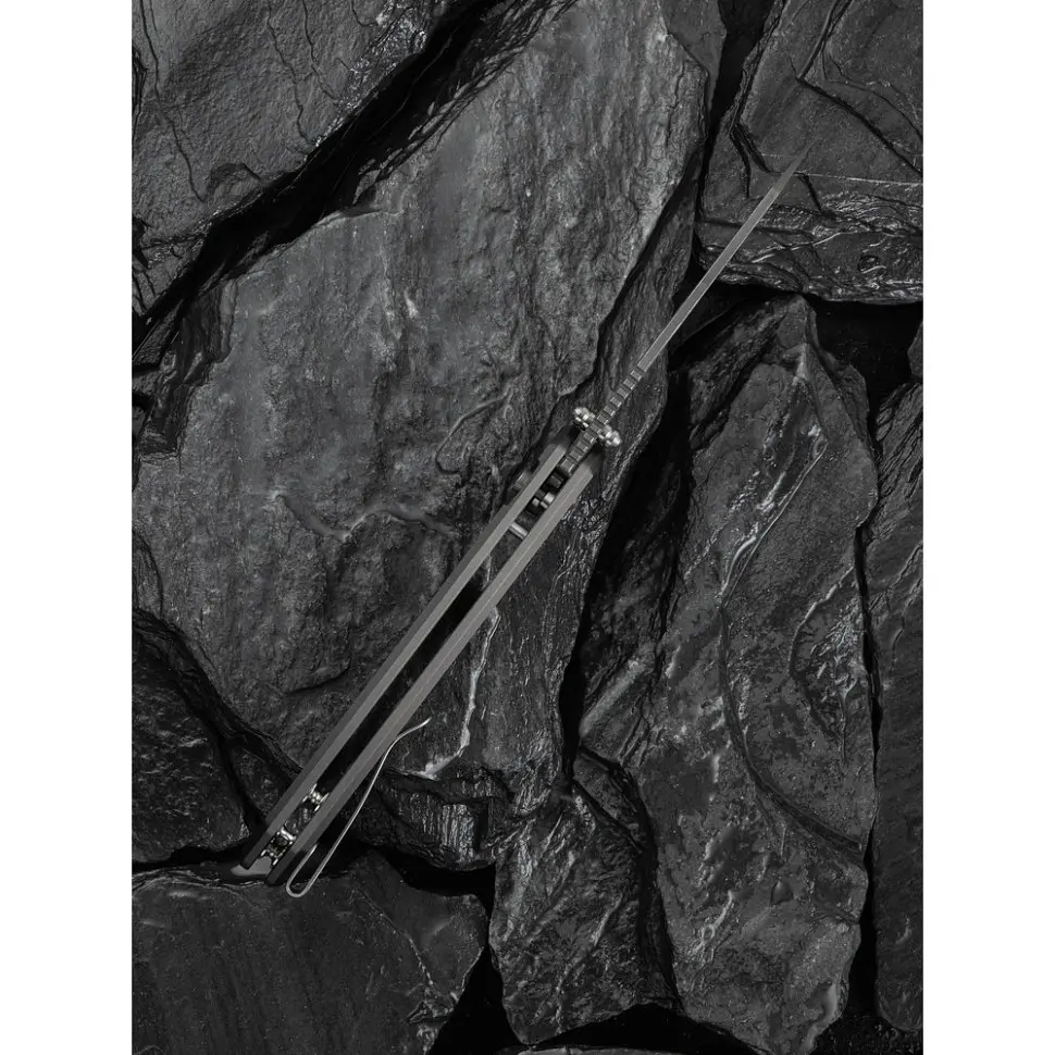 Ніж складаний туристичний Civivi Pragma Prime, (8.9 см) Damascus / Aluminum сірий - фото 16