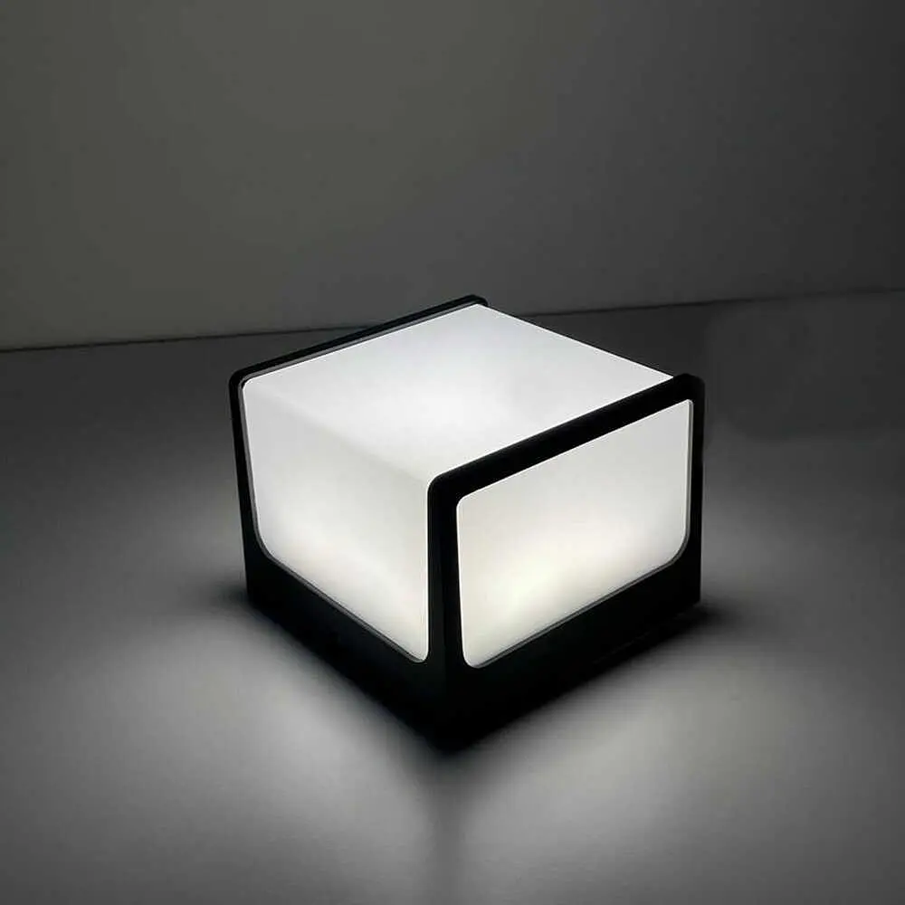 Світильник фасадний Violux CUBE 8W 4200K 600Lm ІР65 чорний ( 500430 ) - фото 2