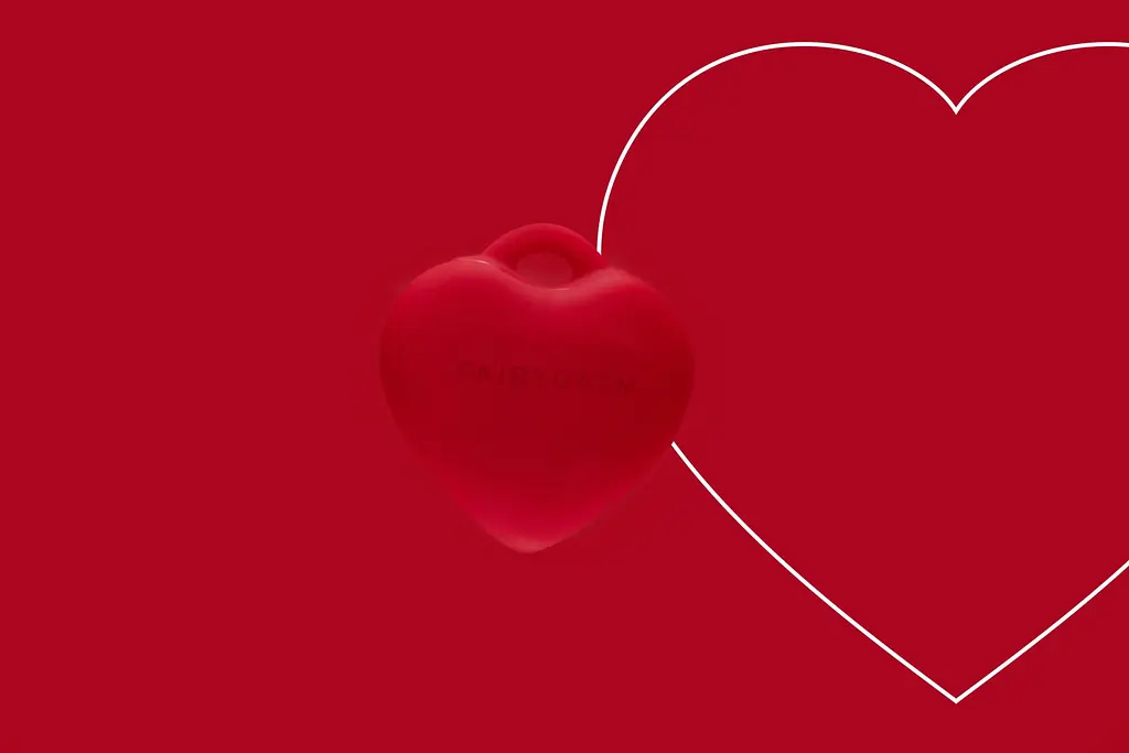 Вибратор для клитора FairyGasm PleasureStone 5.5 см красный - фото 5