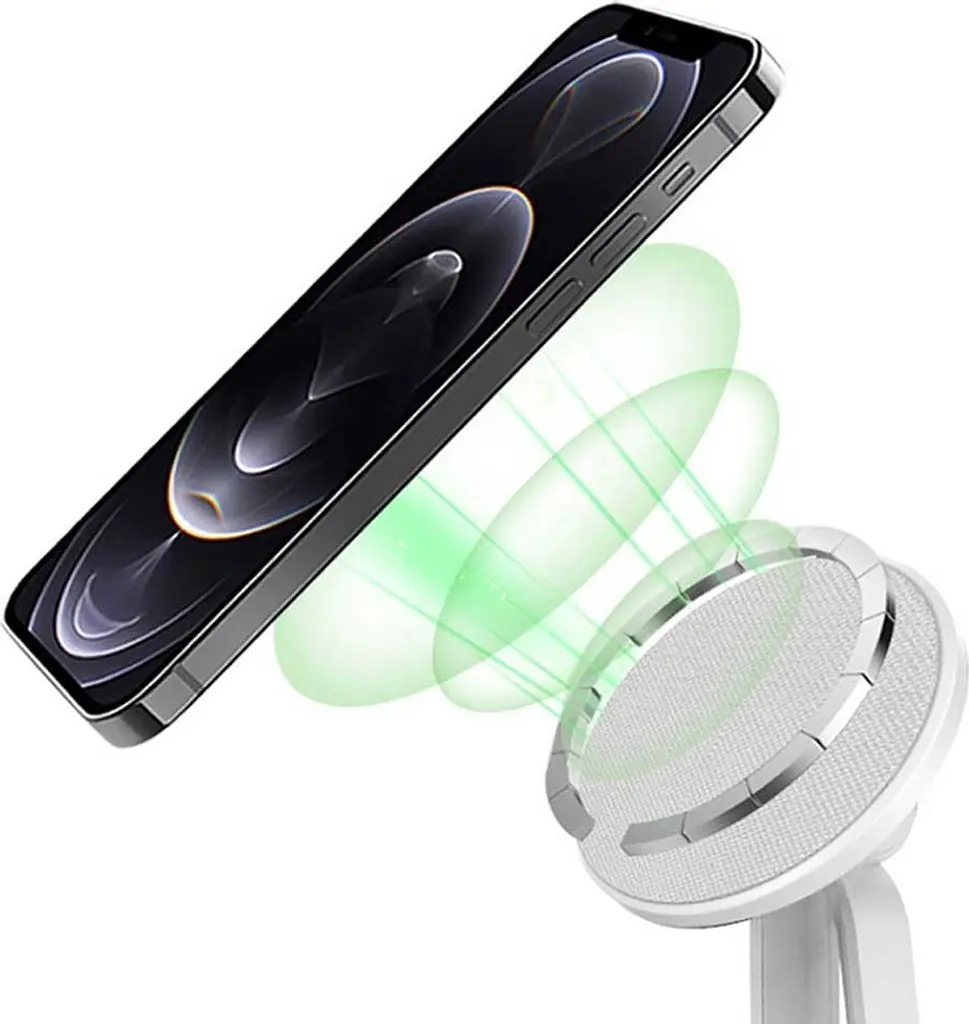 Бездротовий зарядний пристрій WiWU 2in1 Magnetic Wireless Charger M13 White [91676] - фото 7
